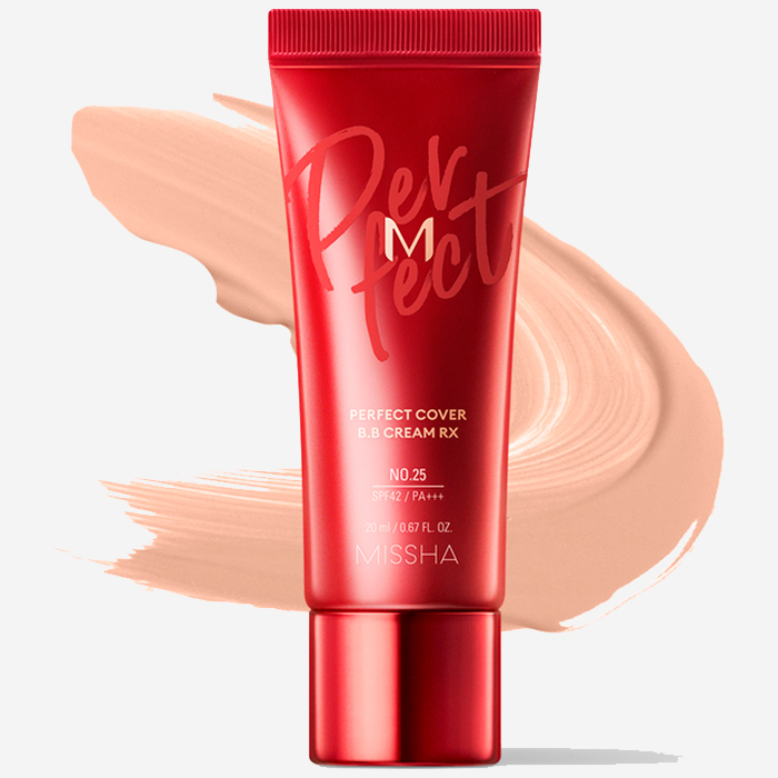 Missha M Perfect Cover BB Cream Natural Beige SPF42/PA++ №23 — BB-крем для лица натуральный беж, 20 мл